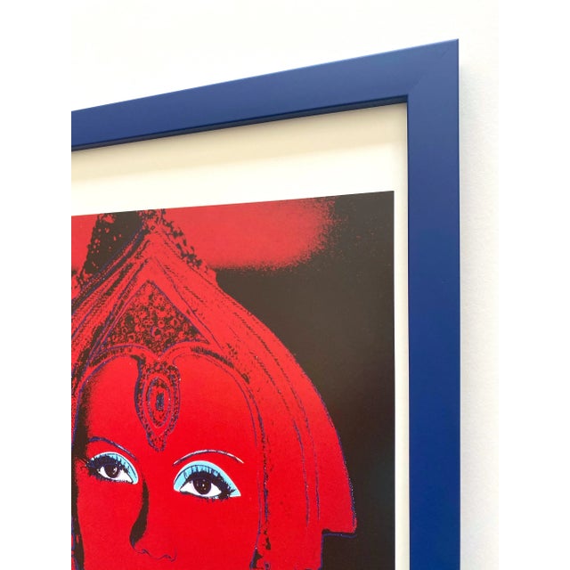 Andy Warhol Estate Vintage 1990 Pop Art Framed Lithograph
