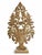 Mid 20th Century A Pair of Metal Repoussé Urn Form Garnitures on Stands For Sale - Image 5 of 5