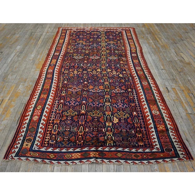 Textile 19th Century W Persian Sauj Bulak Carpet For Sale - Image 7 of 12