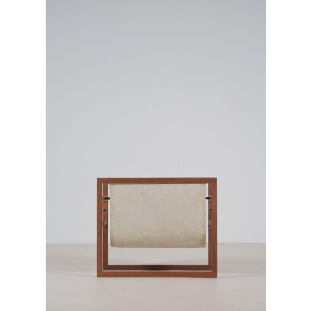 1960s Danish Magazine Holder by Henning Wind-Hansen for Sika Mobler, 1960s For Sale - Image 5 of 7