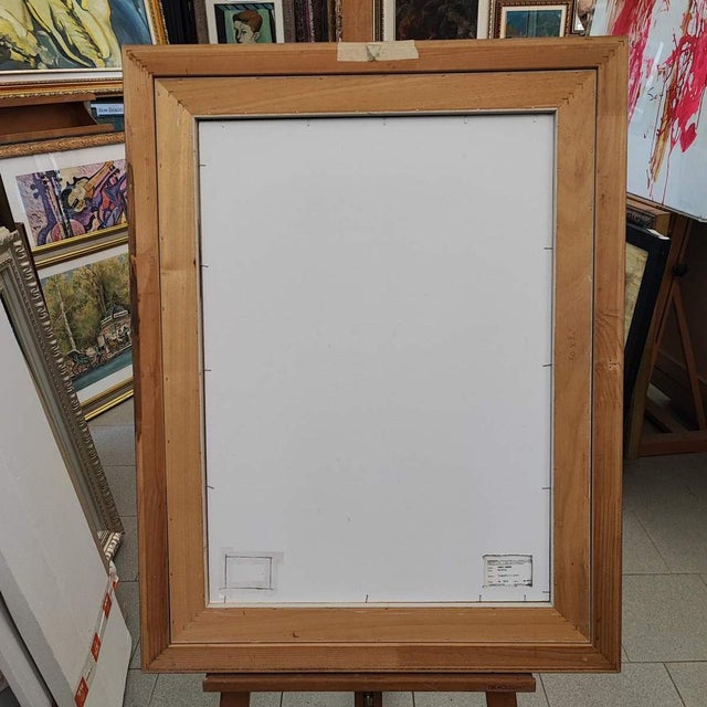 Blue Franco Rognoni, Lithograph, Framed For Sale - Image 8 of 10