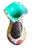 20th Century Murano Glass Vase with Aventurine by A.Ve.M, Italy For Sale - Image 3 of 5
