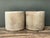 Vintage Ribbed Cement Planters - Pair For Sale - Image 9 of 10