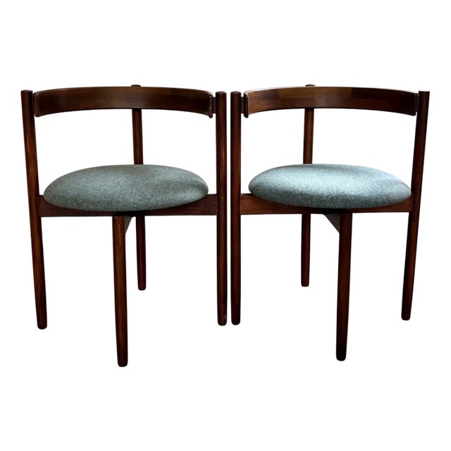 Danish Chairs by Hugo Frandsen for Børge M. Søndergaard, 1960s, Set of 2 For Sale