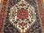Vintage Bakhtiari Bibibaft Rug, Hand-Knotted Wool, Geometric Medallion Design, Vegetable Dyes, Navy & Red, 5x7 For Sale - Image 12 of 18