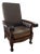 Antique Mahogany Reclining Morris Style Armchair For Sale
