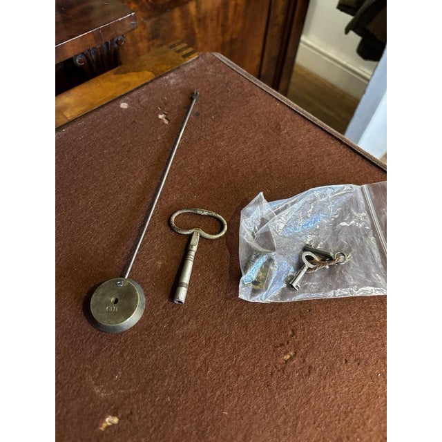 Victorian French Clock on Stand by Japy Frere For Sale - Image 16 of 17