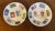 Mid 20th Century Mid-Century Modern Richard Ginori Italian Porcelain Dishes Decorated With World Postage Stamps - a Pair For Sale - Image 5 of 11