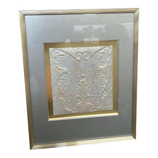 1970s Silver & Gold Framed “Ming Butterfly” For Sale