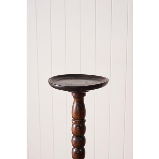 Late 19th Century Antique English Plant Stand Bobbin Leg For Sale - Image 5 of 8