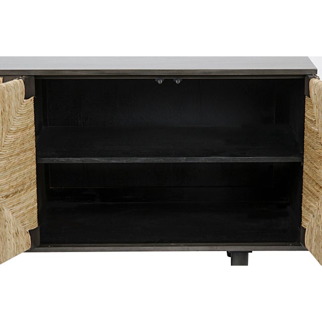 Mid-Century Modern NOIR Brook 4 Door Sideboard, Pale For Sale - Image 3 of 4