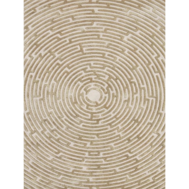 Walk the maze with the Amiens circular rug design, named after the second-largest labyrinth in the Amiens Cathedral in...