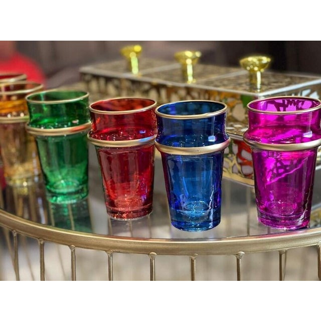 Set of 6 Moroccan Tea Cups Chairish