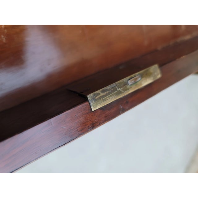 Early 19th Century English Regency Handpainted Pembroke Style Drop Leaf Table For Sale - Image 11 of 11