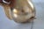 Metal Vintage Polished Brass Egg-Shaped Container With a Rooster Head Lid For Sale - Image 7 of 12