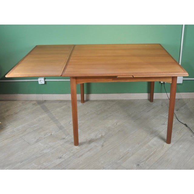 1960s Vintage Dining Table in Teak Veneer, 1960s For Sale - Image 5 of 11