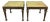 Brass and Marble Living Room Tables, Set of 2 For Sale