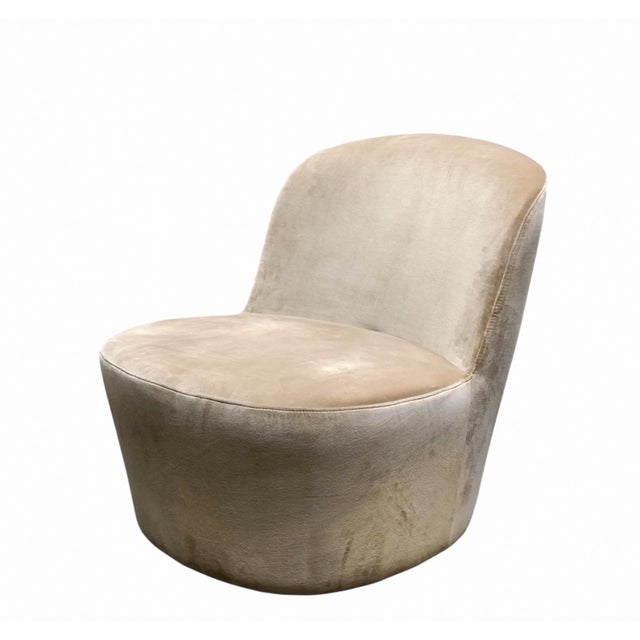 Ikea Stockholm swivel armchair The armchair is padded with highly resilient polyurethane foam for optimal comfort that...