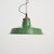 Green Green Enamel Pendant Light from Benjamin, 1940s For Sale - Image 8 of 8