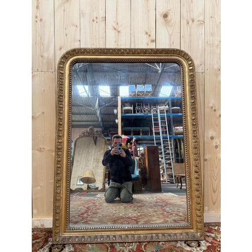 Louis Philippe Gilt Mirror For Sale - Image 3 of 8