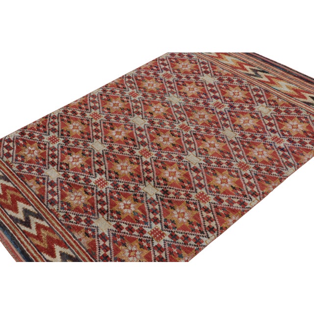 Hand-knotted in wool, silk this 6x10 rug is a new addition to the Moroccan rug collection by Rug & Kilim. On the Design...