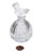 Really sweet perfume bottle with a figural frosted glass bird stopper. Great condition. Perfect for use or display.