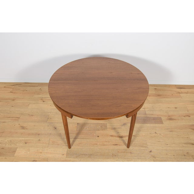 Mid-Century Teak Dining Table and Chairs by Hans Olsen for Frem Røjle, Denmark, 1950s, Set of 5 For Sale - Image 12 of 18