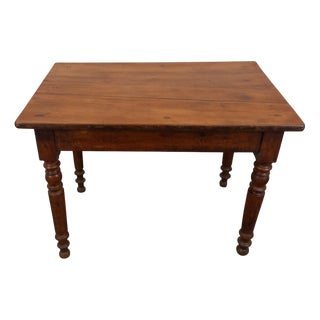 Walnut Bistro Table, 1920s For Sale