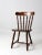 Farmhouse Vintage Wood Pub Style Chair For Sale - Image 3 of 13