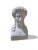 Refined and finely detailed marble bust of a Greek woman, hand-carved in Italy during the 20th century. Inspired by...