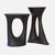 Kreten Side Table, Painted Black, Tall, by Souda, Modern, Organic, Concrete End Table For Sale In New York - Image 6 of 6