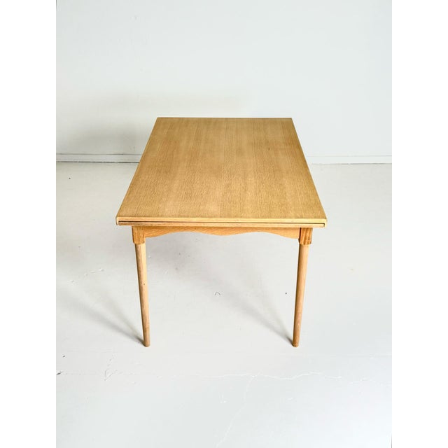 Extendable Oak Table, 1960s For Sale - Image 3 of 10