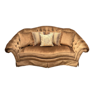 Custom Made Century Furniture Montego Tufted Roll Arm Sofa