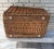 Wood 1930s English Travel Trunk With Galvanized Steel Hardware For Sale - Image 7 of 7