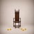 High Medieval Carved Wooden Armchair, France, 1900 For Sale - Image 5 of 10