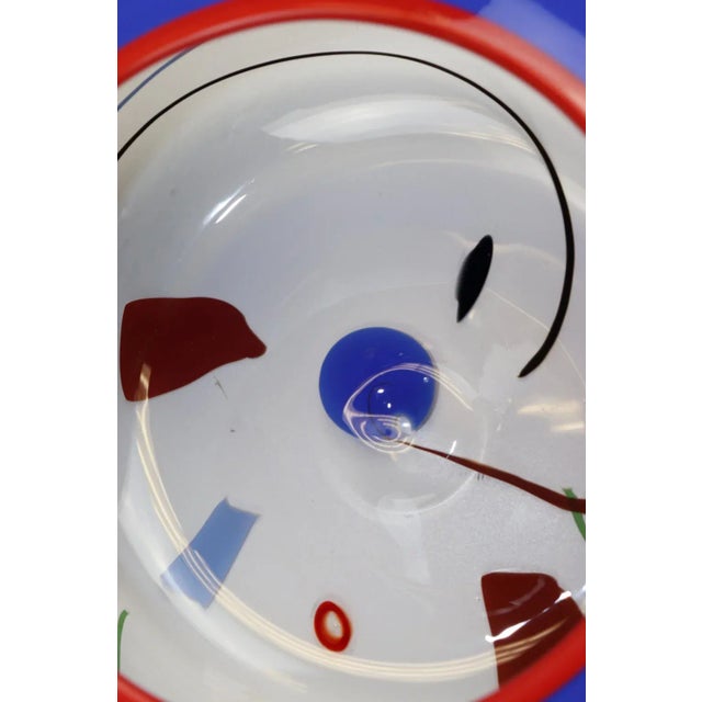 Glass Mid-Century Modern Kadinsky Inspired Murano Glass Bowl For Sale - Image 7 of 8
