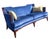 Late 20th Century Late 20th Century Theodore Alexander European Style Jule Sofa in Blue Velvet. For Sale - Image 5 of 10