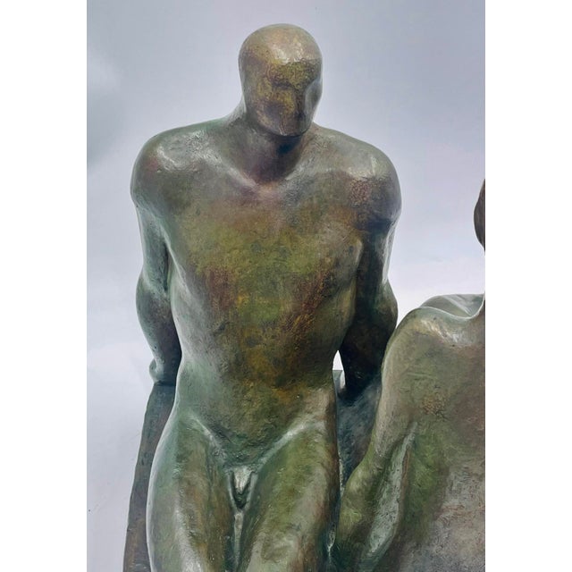 Salvador Soto Tovar “Pareja” Bronze Sculpture, Signed & Dated 1965 Mexican Art For Sale - Image 15 of 18