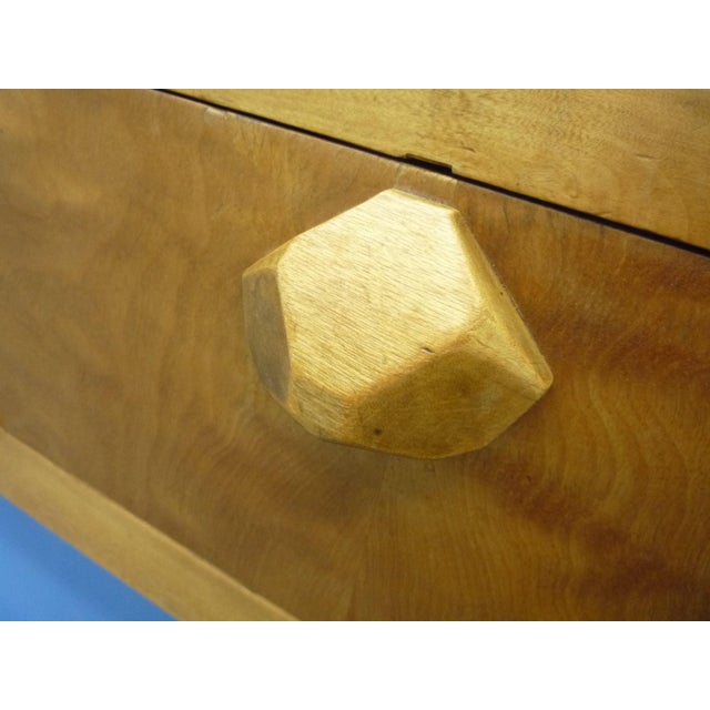 Anthroposophical Birch Wall Console & Mirror by Siegfried Pütz, 1920s, Set of 2 For Sale - Image 9 of 12