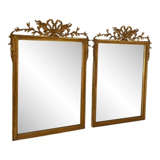 Pair of Vintage Late 20th Century Louis XV Style Mirrors From the Ritz Carlton For Sale