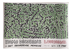 Homo Decorans Poster attributed to Keith Haring, Denmark, 2018