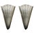 French Art Deco Fan Sconces by Genet Et Michon - a Pair For Sale