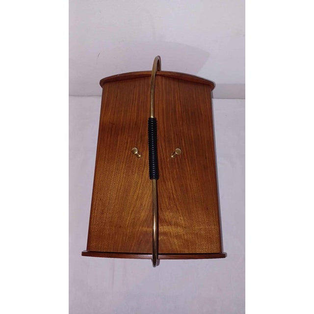 Wood Sewing Box, 1970s For Sale - Image 7 of 15