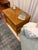 Wood Theodore Alexander Oak Parquetry Nightstand / Side Table With Drawer and Two Shelves For Sale - Image 7 of 8