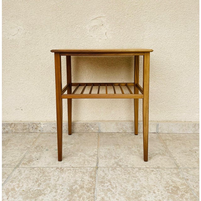 Scandinavian Teak Side Table, 1960s For Sale - Image 6 of 9