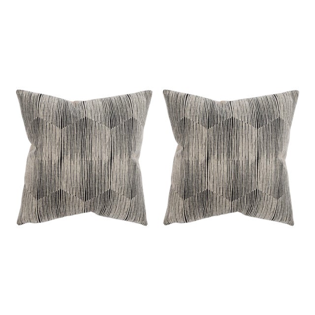 Stereo Stone 22x22 Pillow, A Pair For Sale