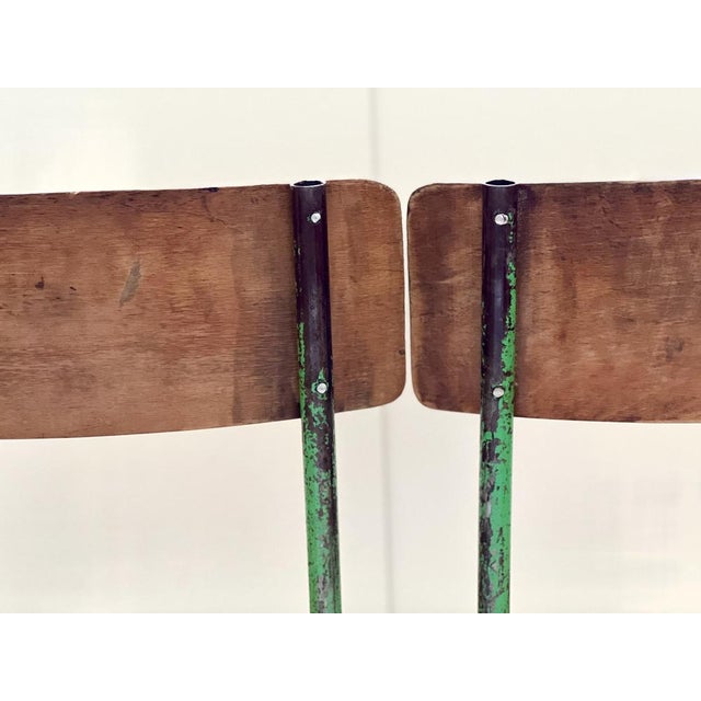 Industrial Wooden Chair, 1970s For Sale - Image 6 of 18