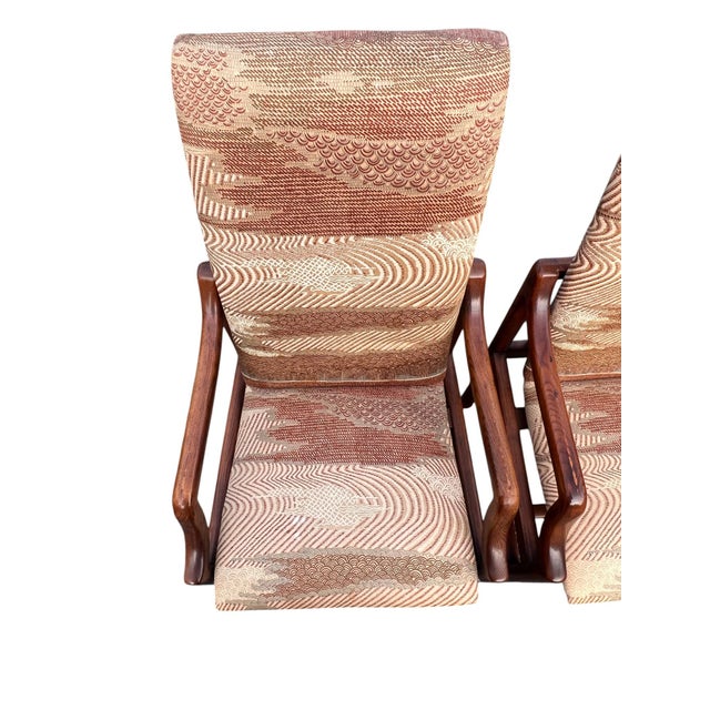 Campaign Henredon Campaign Oak Pair Armchairs For Sale - Image 3 of 13