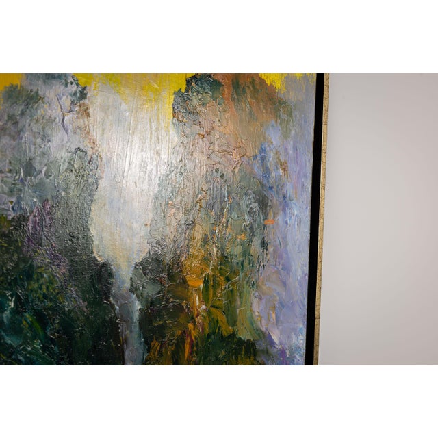 Abstract Landscape of Ancient China, 2001, Oil on Canvas For Sale - Image 7 of 12