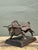 Wood Vintage 1971 Brutalist Torch Cut Steel Bull For Sale - Image 7 of 12